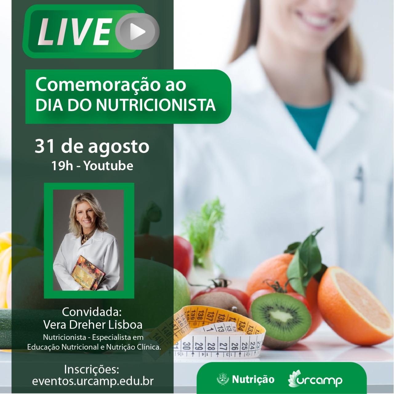 Live Em Comemoracao Ao Dia Do Nutricionista